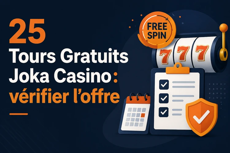 25 Tours Gratuits Joka Casino: comment vérifier l’offre et ses règles