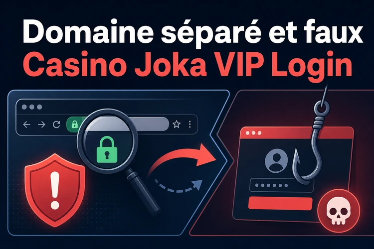 Domaine séparé et faux Casino Joka VIP Login